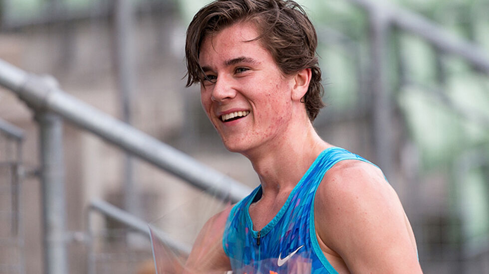 16 år gamle Jakob Ingebrigtsen kvalifiserte seg for VM i London i debuten sin på 3000 m hinder. (Arkivfoto: Samuel Hafsahl)