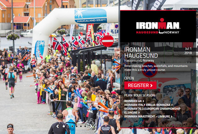 1. juli neste år blir det ekte Ironman, full distanse, i Haugesund.