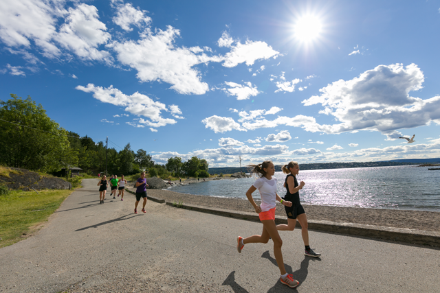Prøveløping en times tid før hvert løp er obligatorisk på øyaløpene.  Foto: Stian S. Møller