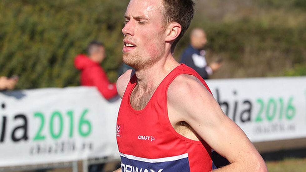 Ørjan Grønnevig har løyprekorden. Her er han i aksjon under EM i terrengløp i 2016. (Foto: Kjell Vigestad)