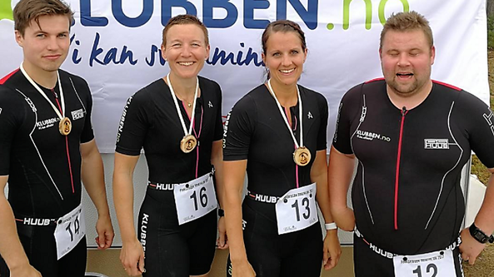Kvartetten fra Klubben på Flisa som debuterte i triathlon på Finnskogen med følgende melding på sin Instagramkonto: Første triathlon gjennomført, gav mersmak! Triathlon-miljøet er fantastisk, folk heier hverandre opp! Vi gleder oss til neste utfordring!