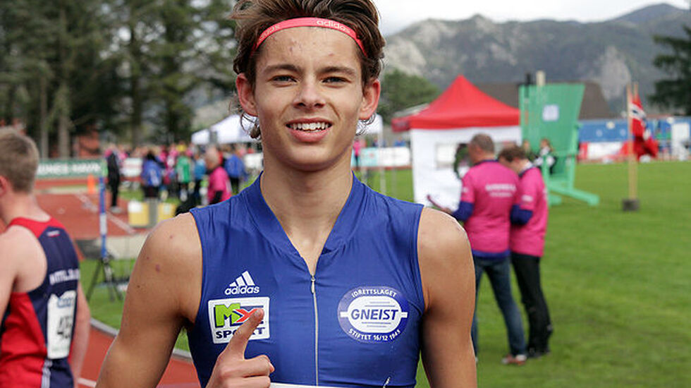 Hans-Magnus Haukøy ble nummer 11 av de 15 som løp 1500 m-finalen i EYOF. (Arkivfoto: Tom Roger Johansen) 