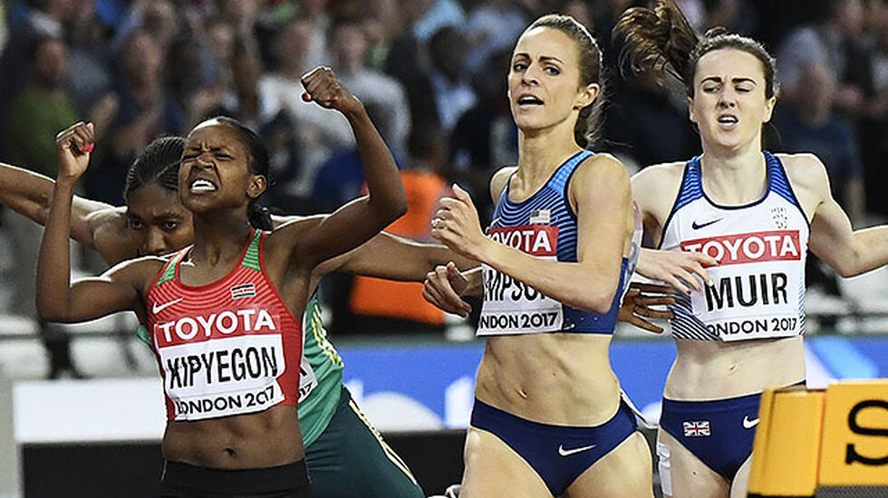 Medaljene er akkurat fordelt - til glede for noen og sorg for andre. (Foto: Bjørn Johannessen) 
