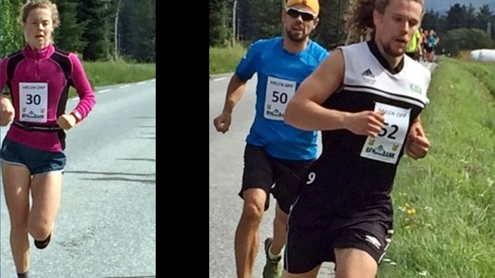 Vinnerne 30 Hege Ringdal og 50 Morten Eilifsen. 52 Robin Holden ble nummer 2. (Foto: Arrangøren) 
