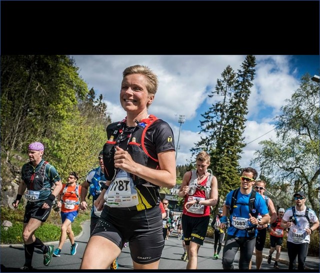 Rita Steinsvik på EcoTrail Oslo 2015. (Foto: Kai-Otto Melau)