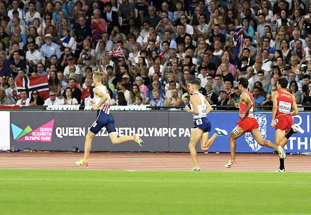Som i VM i London skal Filip Ingebrigtsen jakte på verdens beste 1500 m-løpere under Diamond League-finalen i Zürich. (Foto: Bjørn Johannessen)