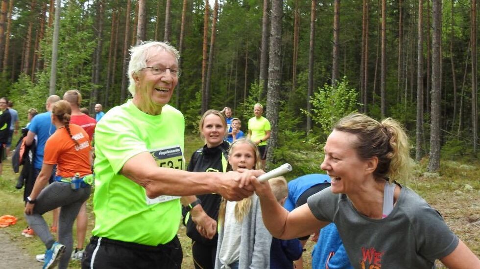 Fra vekslingsfeltet på Eggemoen. (Foto: arrangøren)