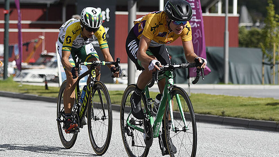Nederlandske Marianne Vos (til høyre) kom på 3. plass på 3. etappe og ble dermed også sammenlagtvinner i årets utgave av Ladies Tour of Norway. (Alle foto: Bjørn Johannessen)