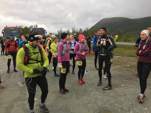 Fra starten på 50 km kl 09.00 på lørdag. (Foto: Thomas K. Føre)