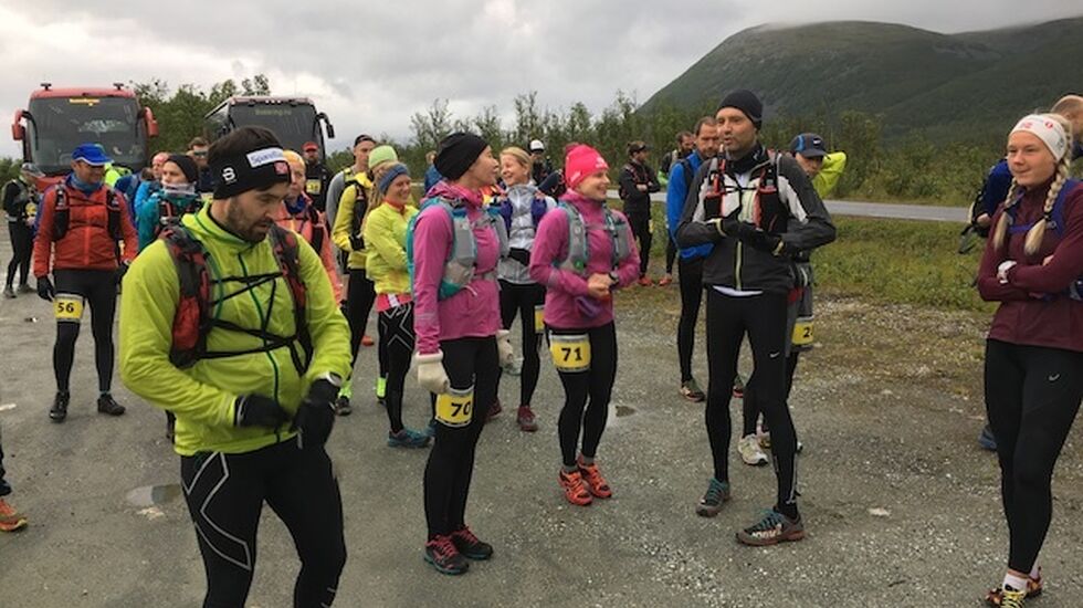 Fra starten på 50 km kl 09.00 på lørdag. (Foto: Thomas K. Føre)