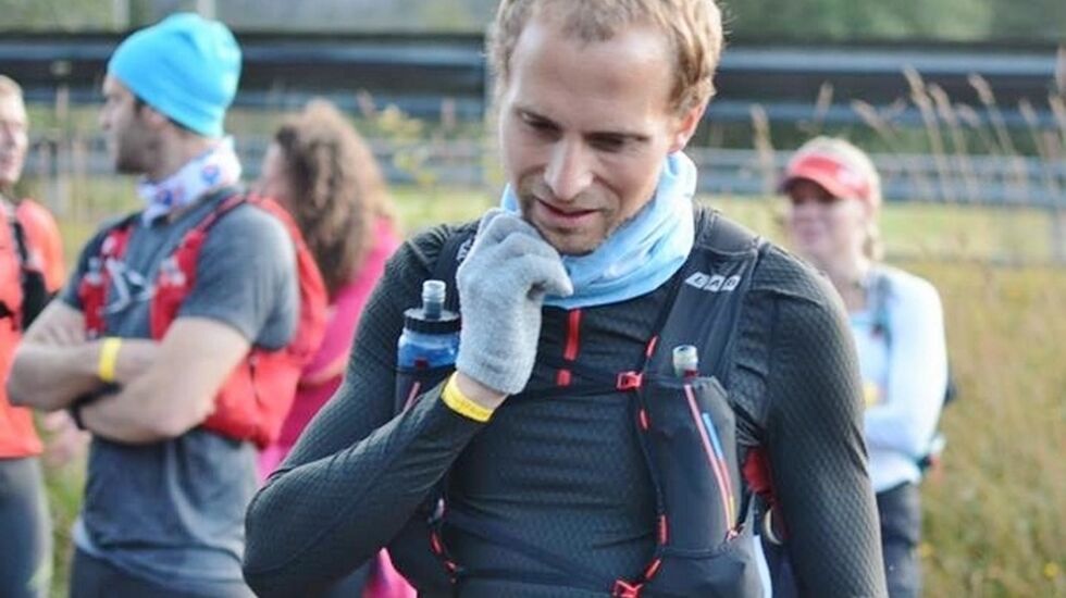 Thorbjørn Ludvigsen før start... han grubler nok på om det kan bli ny løyperekord. (Foto: Arrangøren)