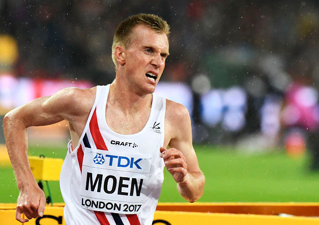 Sondre Nordstad Moen ble første nordmann til å løpe 10 km gateløp under 28 minutter. (Arkivfoto: Bjørn Johannessen) Sondre Nordstad Moen ble første nordmann til å løpe 10 km gateløp under 28 minutter. (Arkivfoto: Bjørn Johannessen)