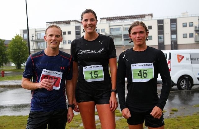 De tre raskeste i langløypa; Anders Brynestad, Eldbjørg Moxnes og Njål Pedersen. (Foto: Bjørn Hytjanstorp)