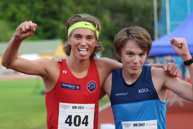 Lars Agnar Hjelmeset og Armann Hagan Haugan