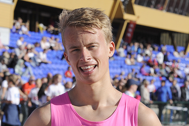 Gull til Sigurd Tveit på 800 meter