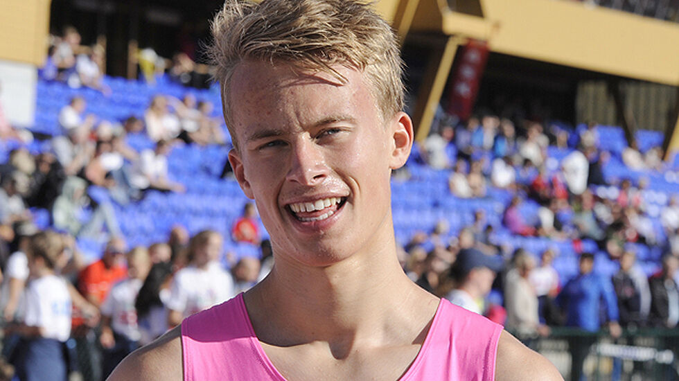 Gull til Sigurd Tveit på 800 meter