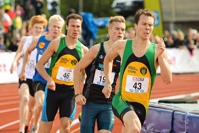 Thomas Roth var den sterkeste 800 m-løperen på heimebane på Jessheim. (Arkivfoto: Erling Pande Braathen)