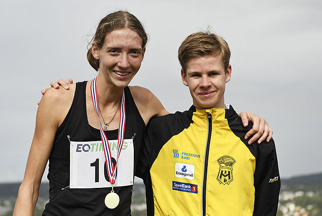 Tessa Frenay vant kvinneklassen, mens Trym Tønnesen vant herreklassen i den niende utgaven av Kanonløpet. (Alle foto: Bjørn Johannessen)