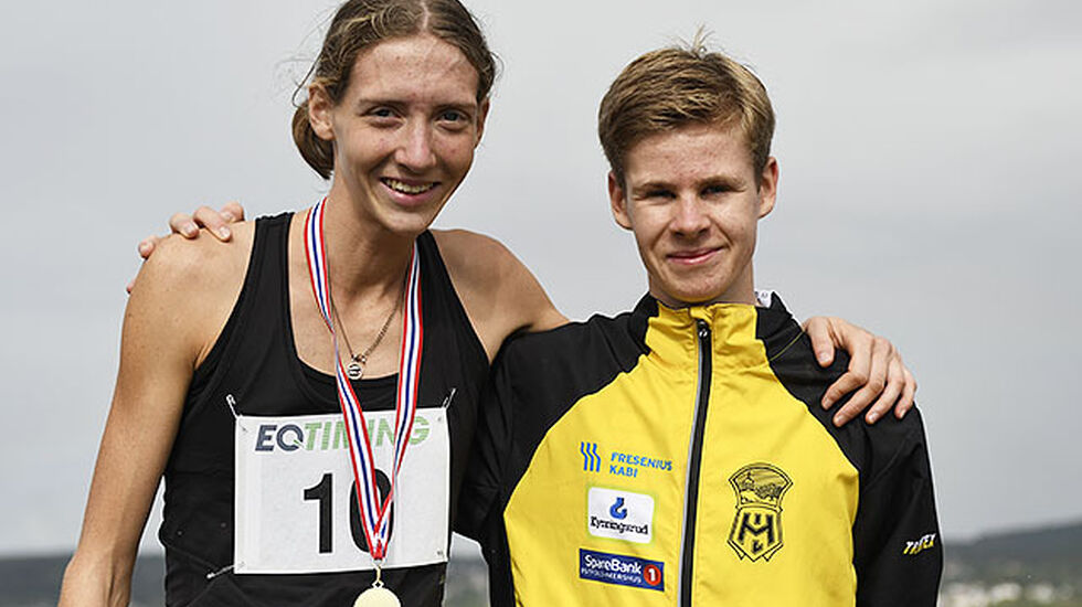 Tessa Frenay vant kvinneklassen, mens Trym Tønnesen vant herreklassen i den niende utgaven av Kanonløpet. (Alle foto: Bjørn Johannessen)