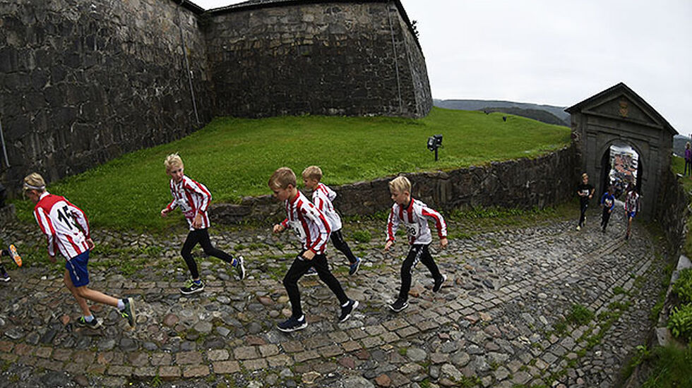 Lørdag 8. september arrangeres historiens tiende utgave av det populære motbakkeløpet Kanonløpet i Halden. (Foto: Bjørn Johannessen)