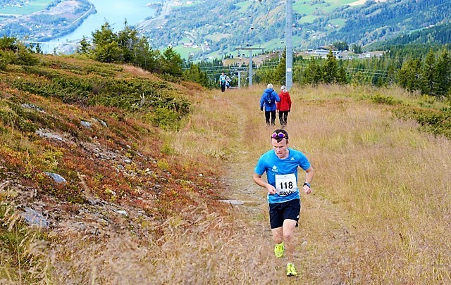 Johan Bugge vant Hafjell Opp. Foto: Stein B. Olsen