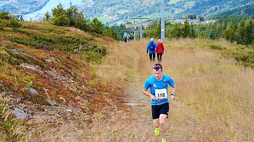 Johan Bugge vant Hafjell Opp. Foto: Stein B. Olsen