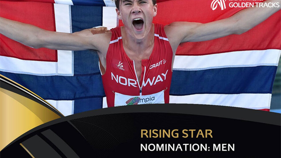 Jakob Ingebrigtsen er en av de ti nominerte i herreklassen, som kan bli kåret til årets 