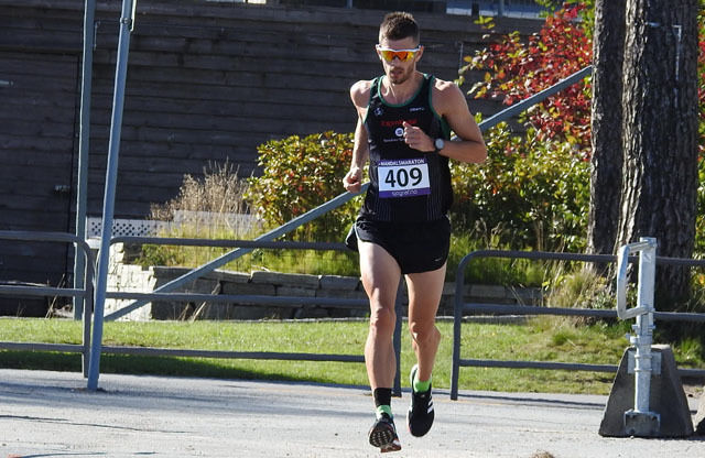 Jan Erik Wergeland vinner maraton. Foto: maraton.no -Leif Rennemo
