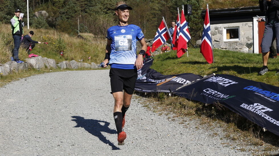 Tom Erik Halvorsen, suveren vinner med tiden 4.34.01.