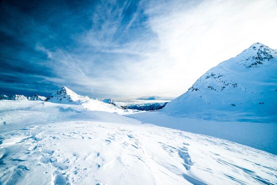 Vinterbilde vidde skiføre