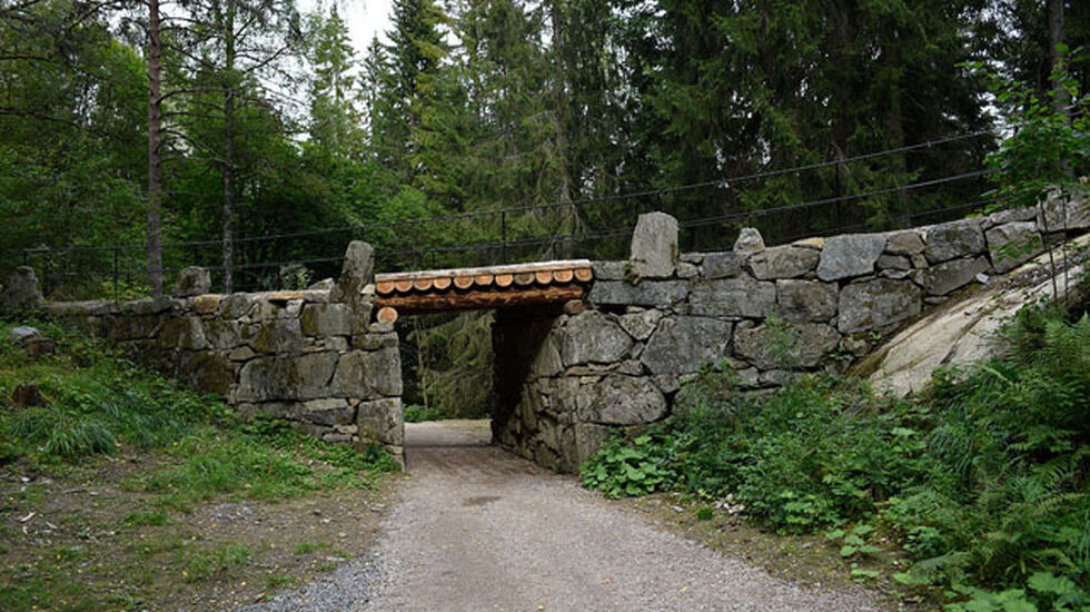 Den kjente Korketrekkeren - en av mange spennende detaljer du møter i Nøklevann Rundt. Foto: Per Inge Østmoen