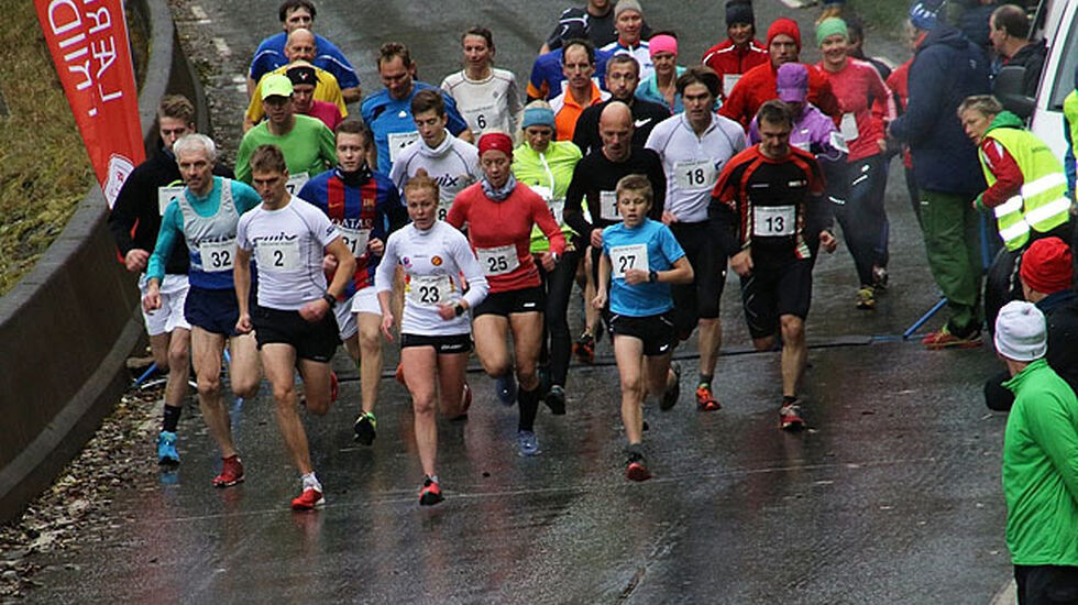 Starten går på Galdane Rundt. Foto: Bjørghild Holien