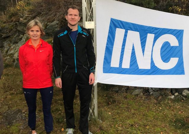 Norunn Stavø, Florø T og IF satte ny løyperekord da hun vant 10 km i kvinneklassen. Mads Knutsen, Florø gikk til topps på 10 km - herrer. (Foto: Jan Grov)