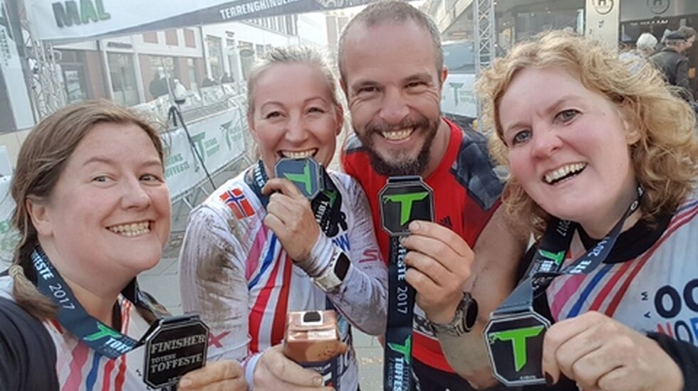 Medaljer etter målgang