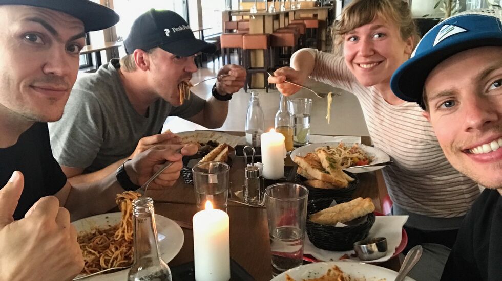 Pasta dagen før. (Foto: Hans Kristian Smedsrød)