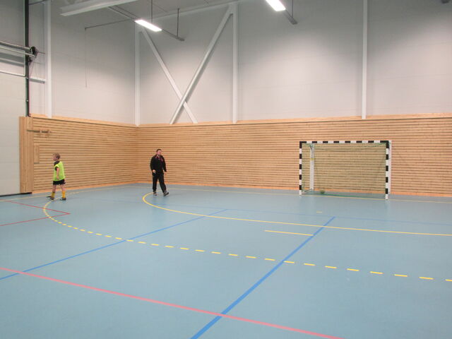 Hallen Fot tatt inne i hallen
