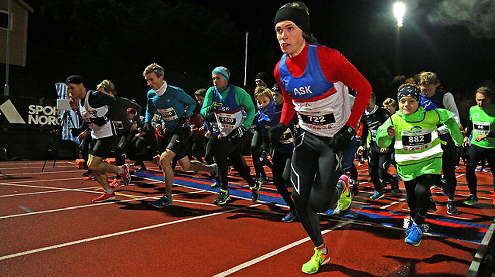 Marius Sørli tar initiativet fra start på 5 km.