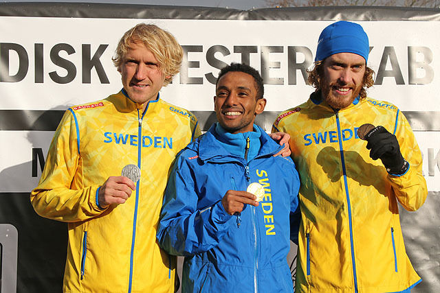De tre beste løperne var alle svenske: David Nilsson, Napoleon Solomon og  Mikael Ekvall