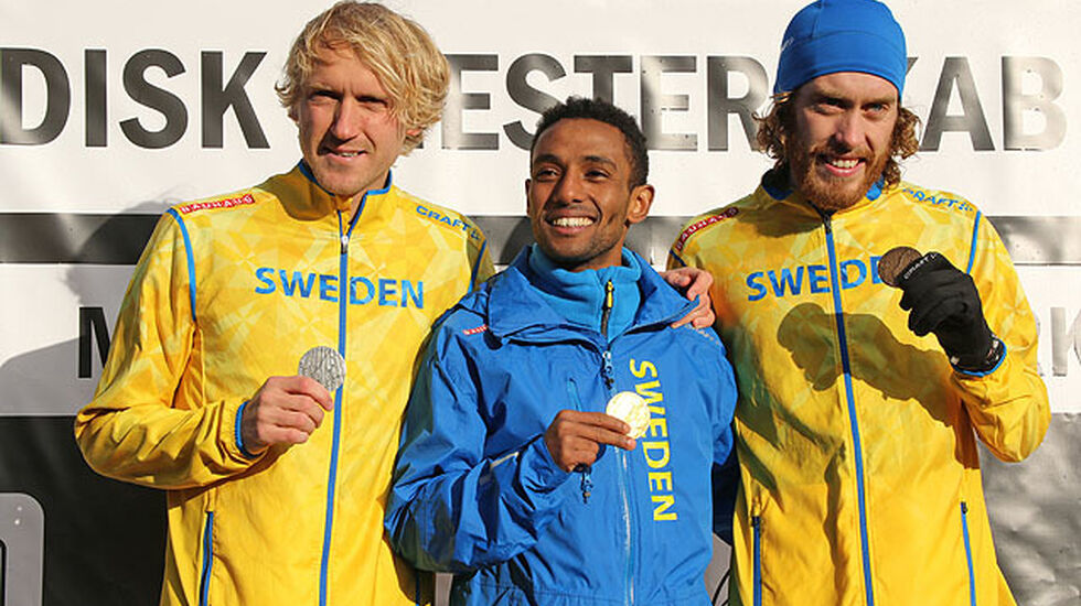 De tre beste løperne var alle svenske: David Nilsson, Napoleon Solomon og  Mikael Ekvall