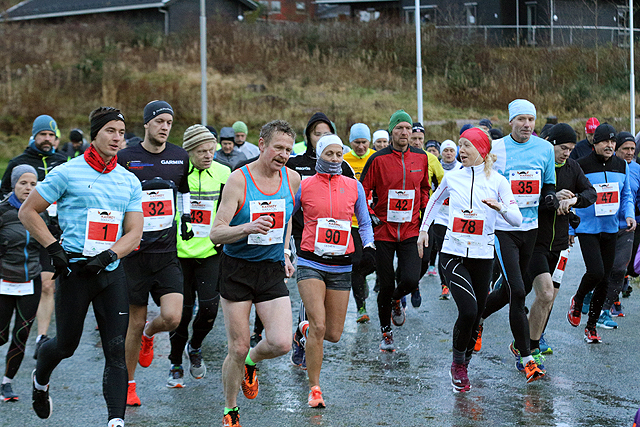 Startskuddet er akkurat gått for maraton