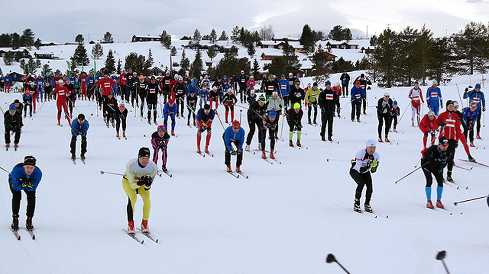 Fra startenområdet 2017. Foto : Fredrik Veikle
