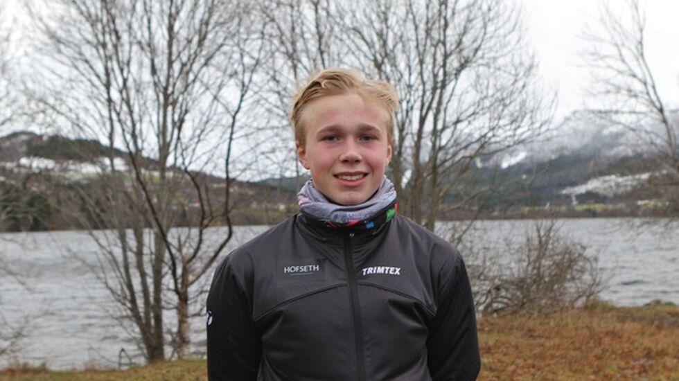 Håkon Stavik, Ålesund Friidrettsklubb vant med rekordtiden 19.30. Foto: Martin Hauge-Nilsen