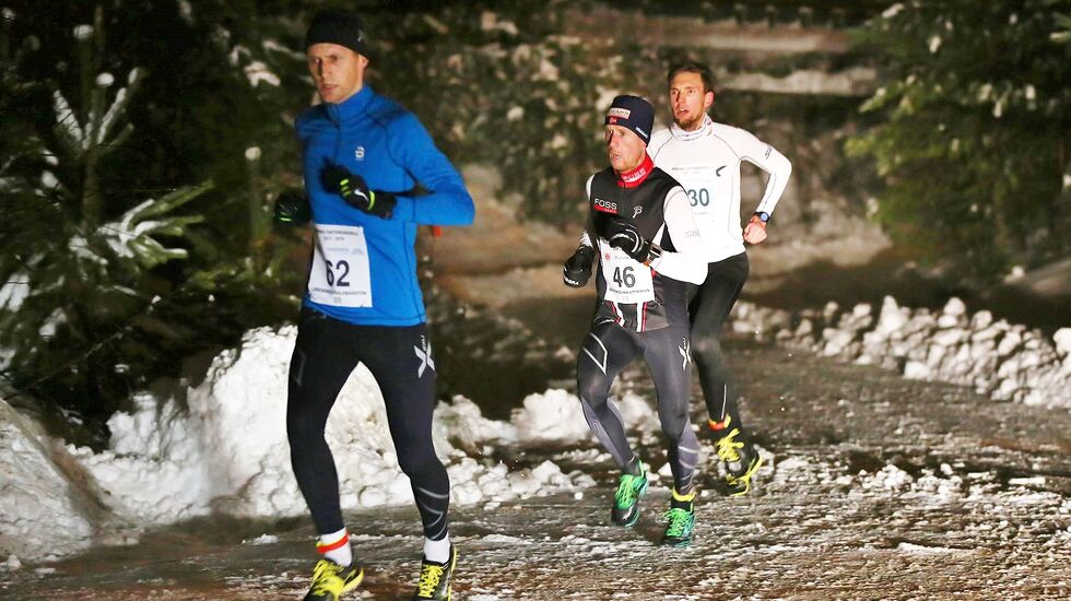 Teten i fjorårets løp på Jessheim, med årets vinner Glenn Røisgaard i midten. (Foto: Bjørn Hytjanstorp)