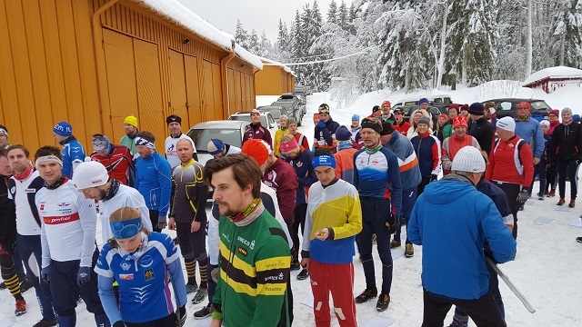 Klare til start på årets Marsipanløp. (Foto: Stein Arne Negård)