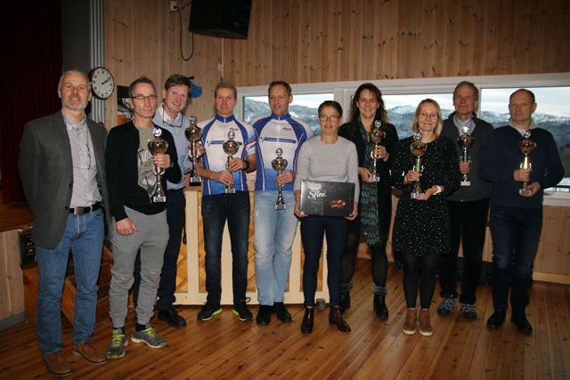 Utmerkelse for 5 maraton på Bergensk jord