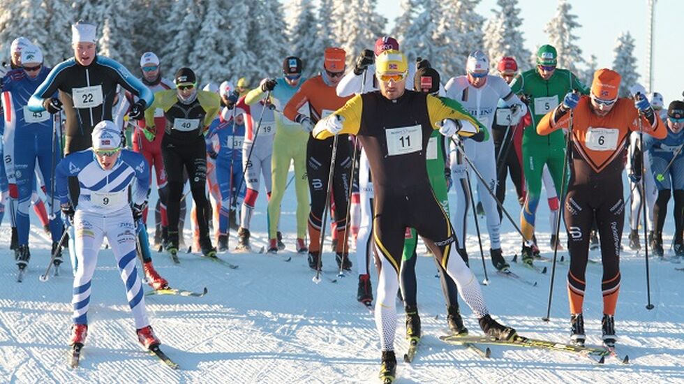 Romjulsrennet på Sjusjøen er ett av mange renn du finner reportasje fra på kondis.no. (Foto: Finn Olsen)