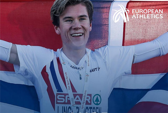 Jakob Ingebrigtsen vant juniorklassen i EM terrengløp og kan nå bli månedens europeiske utøver for desember. (Foto: Det europeiske friidrettsforbundet)