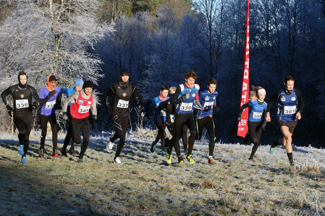 Flotte forhold under det 1. Wintercross 6. januar i Fana 