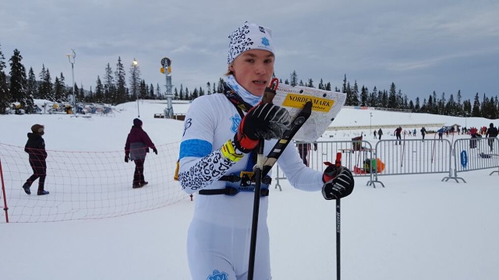 Vinner av H17-20 Vegard Gulbrandsen, Asker Skiklubb. (Foto: Stein Arne Negård)