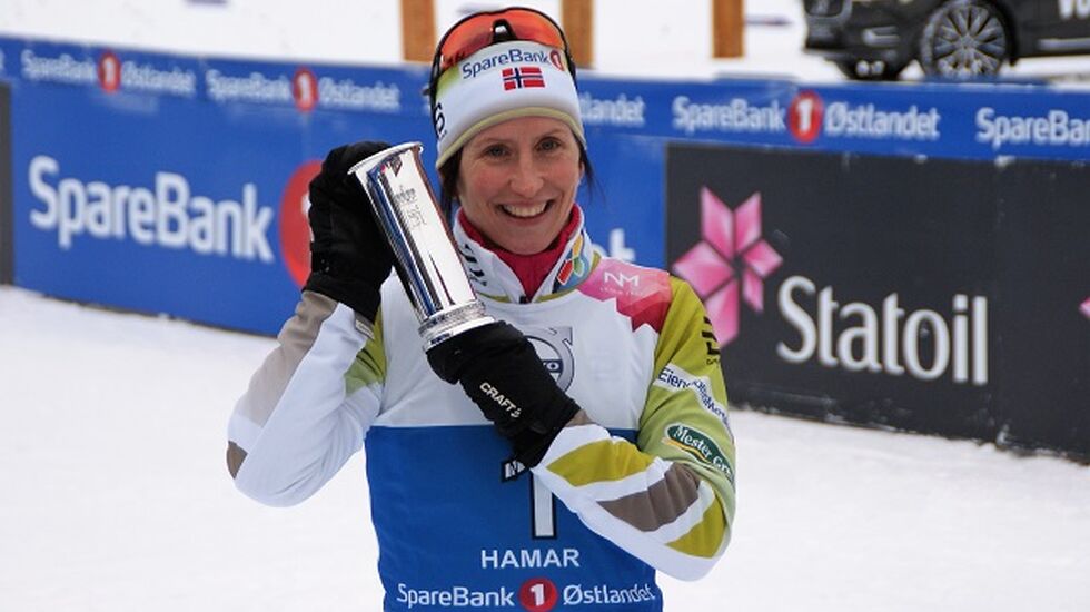 Marit Bjørgen og alle de andre påmeldte i Skarverennet må innse at det ikke blir noe renn i år. (Foto: Stein Arne Negård)